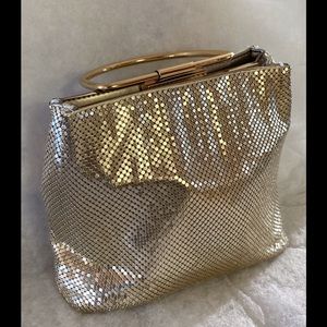 Gold Mesh Women Bag
